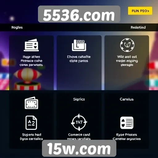 Recursos e funcionalidades do site de jogos 5536.com
